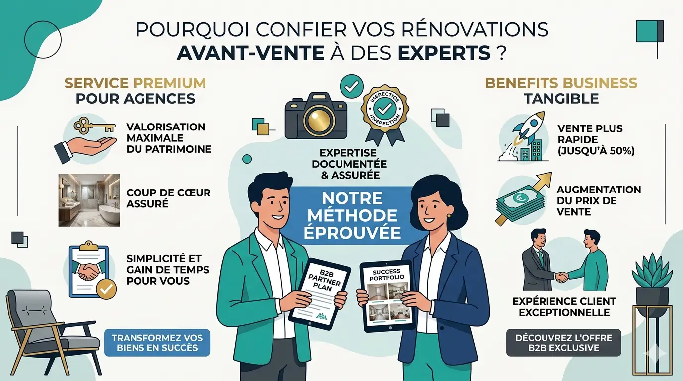 Vos biens se vendent mieux quand ils sont remis à neuf