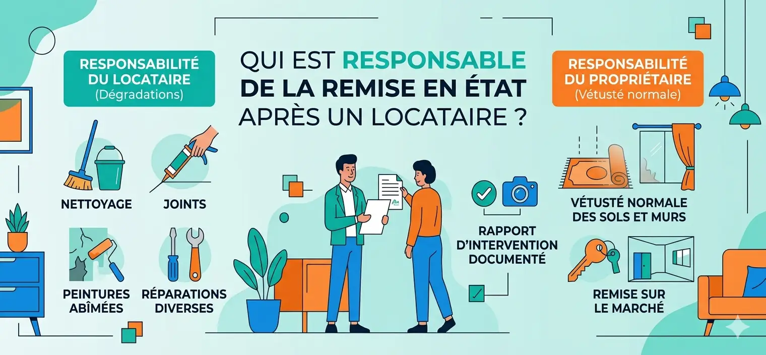 Remise en état logement après locataire : intervention rapide